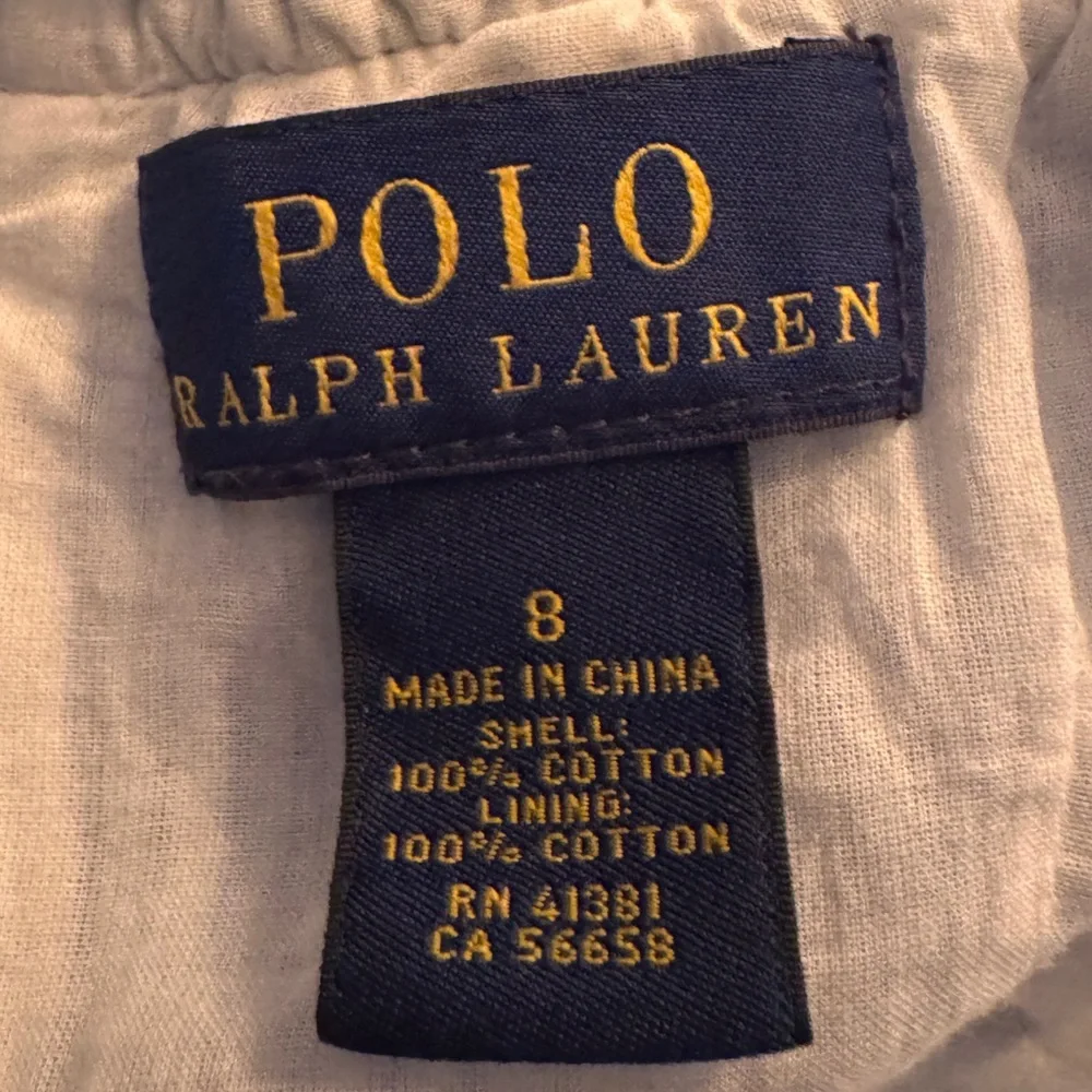 Polo Ralph Lauren Kids Casual Dress - Blue and White size 8